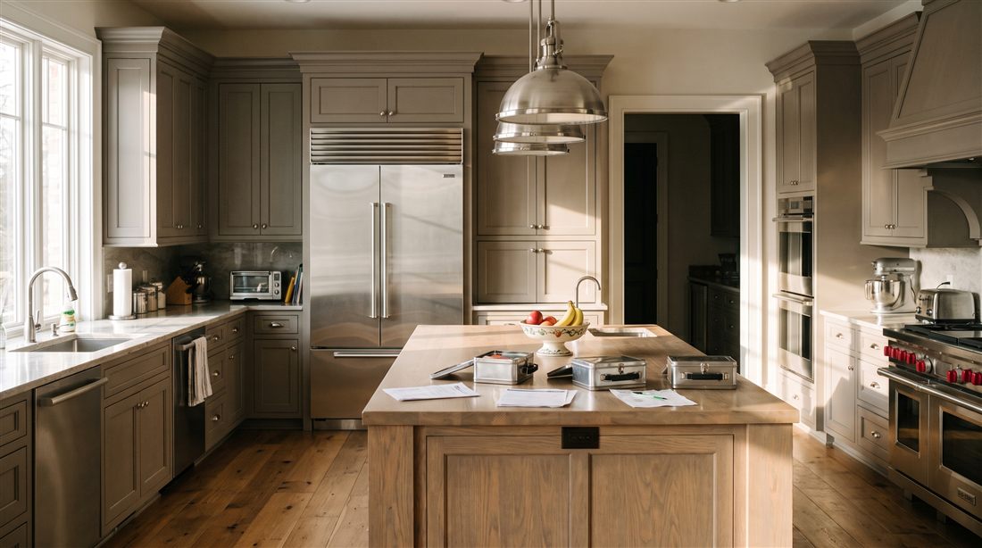 Sub-Zero french door refrigerator